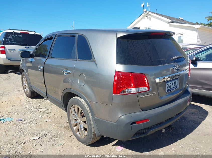Vin: 5xyku4a21bg015513, lot: 43964223, kia sorento ex v6 20113