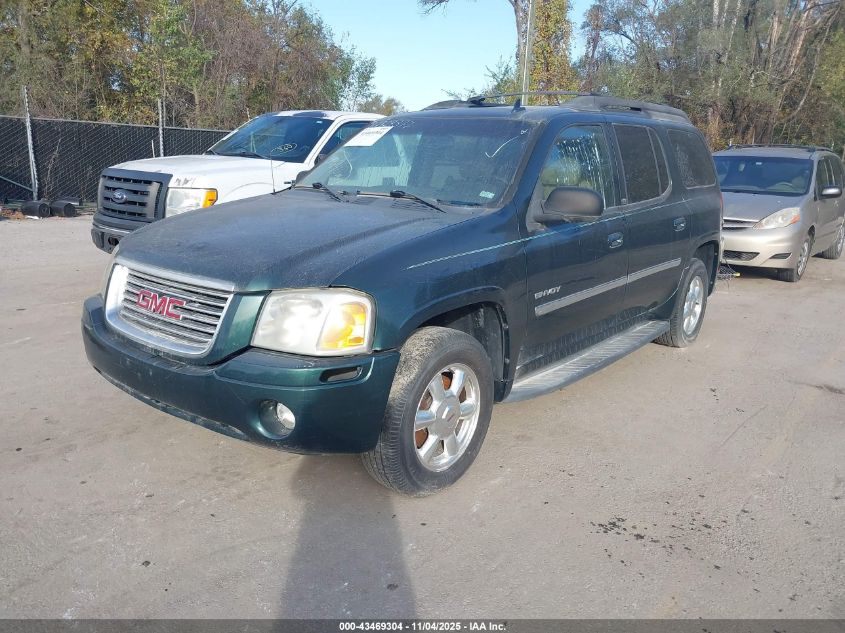 2006 GMC Envoy Xl Slt green suv gasoline 1GKES16S066121717 photo #3