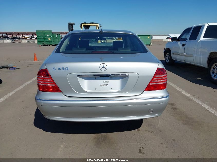 2003 Mercedes-Benz S 430 VIN: WDBNG70J23A383438 Lot: 43469447