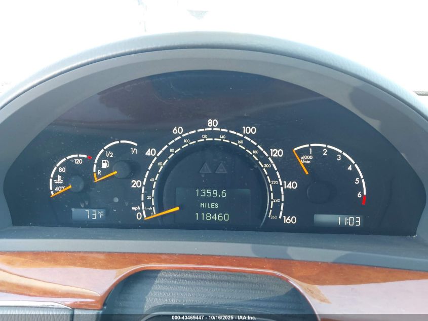 2003 Mercedes-Benz S 430 VIN: WDBNG70J23A383438 Lot: 43469447