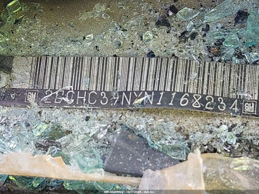 1992 Chevrolet Gmt-400 C3500 VIN: 2GCHC39NXN1168234 Lot: 43469522