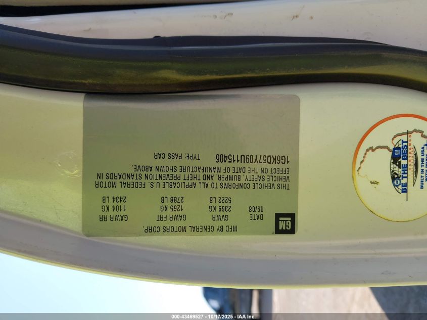 2009 Cadillac Dts 1Sd VIN: 1G6KD57Y09U115406 Lot: 43469527