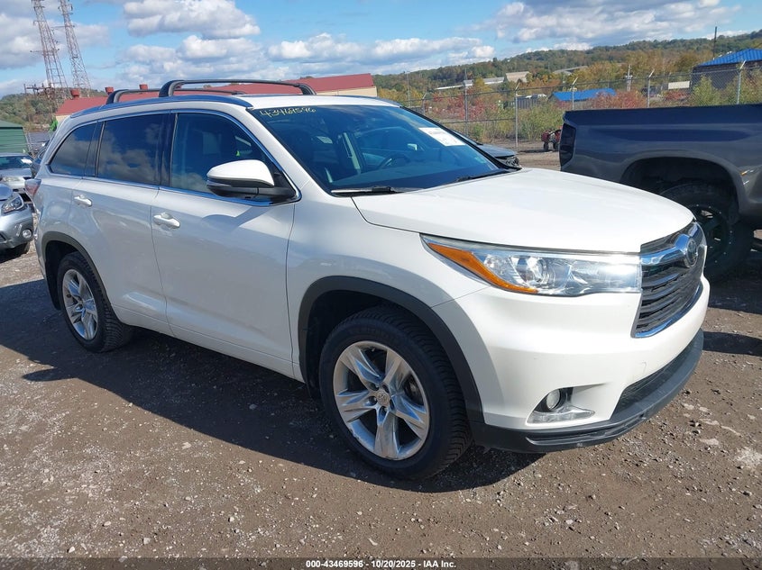 TOYOTA HIGHLANDER LIMITED PLATINUM V6