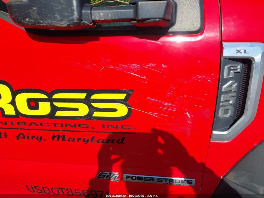 2017 Ford F-450 Chassis Xl VIN: 1FD0X4HT1HEC22753 Lot: 43469822