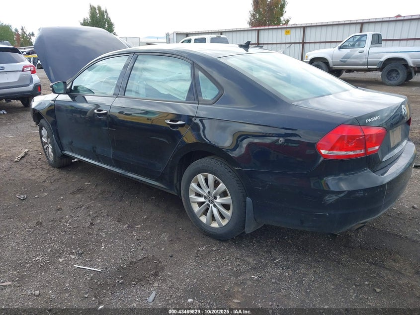 2014 VOLKSWAGEN PASSAT 2.5L WOLFSBURG EDITION 1VWAP7A39EC022860
