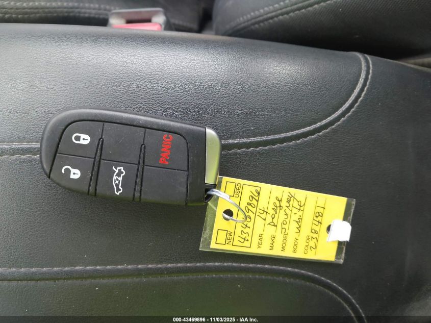 2014 Dodge Journey American Value Pkg VIN: 3C4PDCAB4ET238481 Lot: 43469896