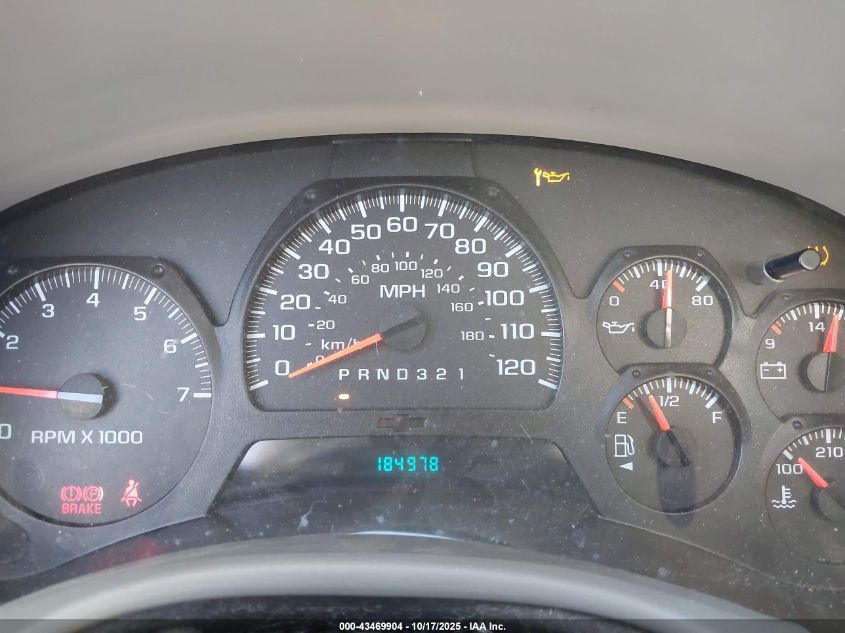 2007 Chevrolet Trailblazer Ls VIN: 1GNDT13S972252637 Lot: 43469904