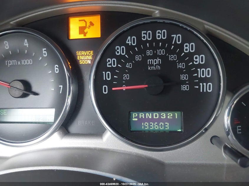 2006 Buick Rendezvous Cx VIN: 3G5DA03L26S595303 Lot: 43469920