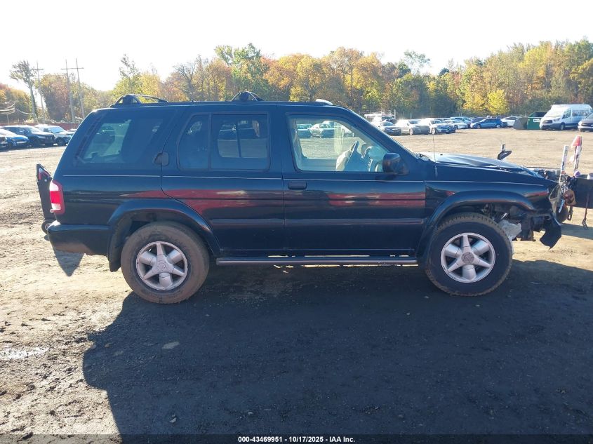2001 Nissan Pathfinder Le VIN: JN8DR09Y31W587734 Lot: 43469951