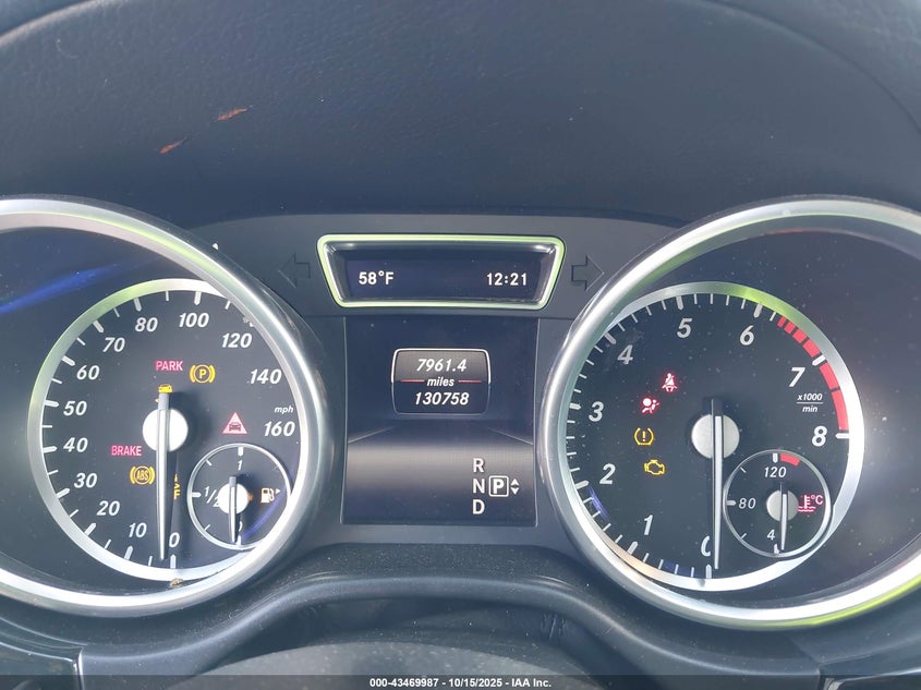 2015 MERCEDES-BENZ GL 450 4MATIC 4JGDF6EE5FA596812