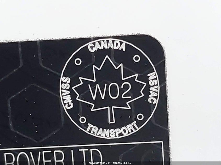 2020 Land Rover Range Rover Evoque Se VIN: SALZP2FX9LH083123 Lot: 43470088