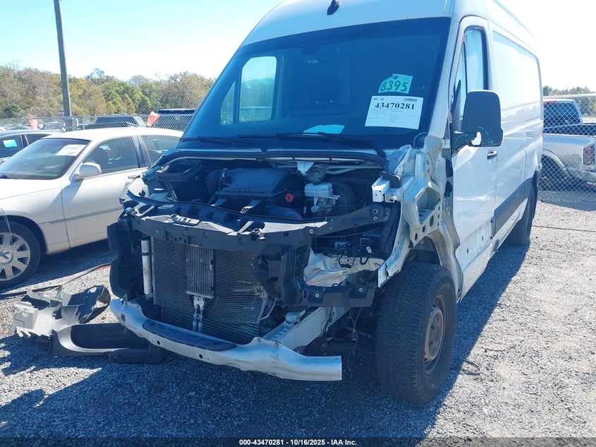 2021 Mercedes-Benz Sprinter 2500 Standard Roof V6 VIN: W1Y4EBHYXMT057881 Lot: 43470281