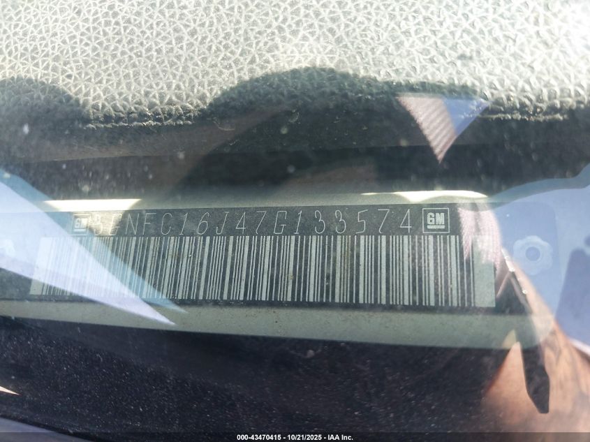 2007 Chevrolet Suburban 1500 Lt VIN: 3GNFC16J47G133574 Lot: 43470415