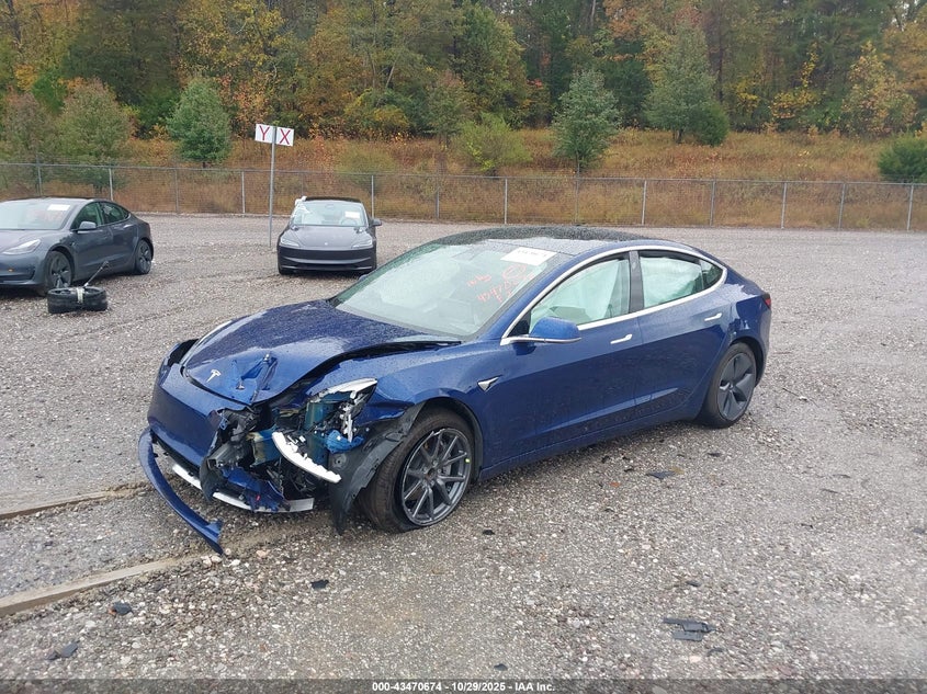 Vin: 5yj3e1eaxkf332442, lot: 43965614, tesla model 3 long range/mid range/standard range/standard range plus 20192