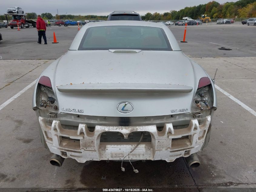 2004 Lexus Sc 430 VIN: JTHFN48Y540060941 Lot: 43470827