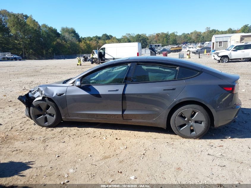 2023 Tesla Model 3 Rear-Wheel Drive VIN: 5YJ3E1EA4PF676338 Lot: 43470945