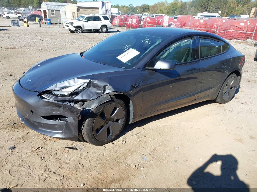 2023 Tesla Model 3 Rear-Wheel Drive VIN: 5YJ3E1EA4PF676338 Lot: 43470945
