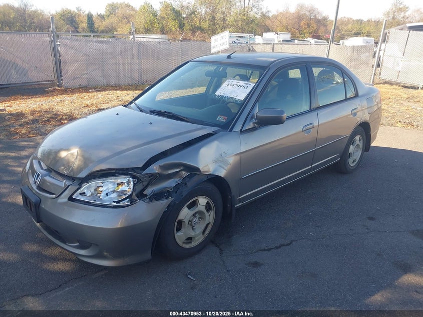 JHMES95625S013540 2005 HONDA CIVIC photo no. 2