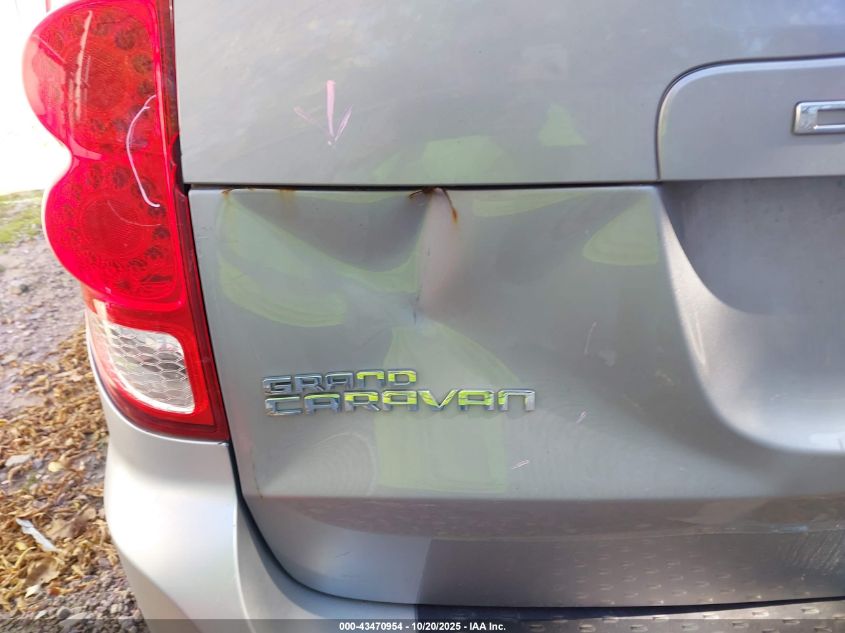 2016 Dodge Grand Caravan Se VIN: 2C4RDGBG7GR402046 Lot: 43470954