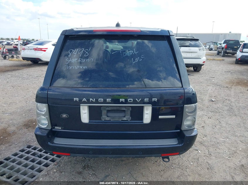 2008 Land Rover Range Rover Supercharged VIN: SALMF134X8A292937 Lot: 43470974
