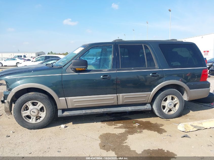 2003 Ford Expedition Eddie Bauer VIN: 1FMRU17L03LA03092 Lot: 43470994