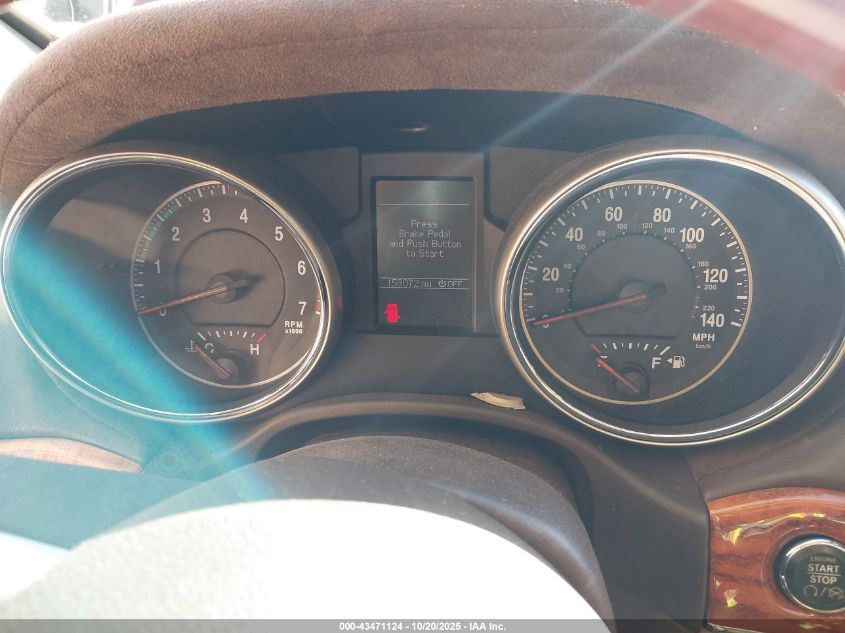 2012 Jeep Grand Cherokee Overland VIN: 1C4RJFCT1CC124505 Lot: 43471124