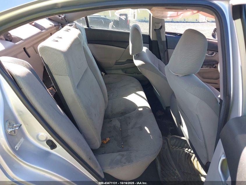 2013 Honda Civic Lx VIN: 19XFB2F58DE257522 Lot: 43471131