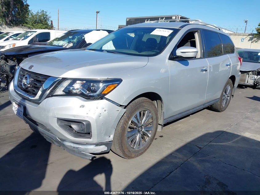 2017 NISSAN PATHFINDER S 5N1DR2MN6HC627008