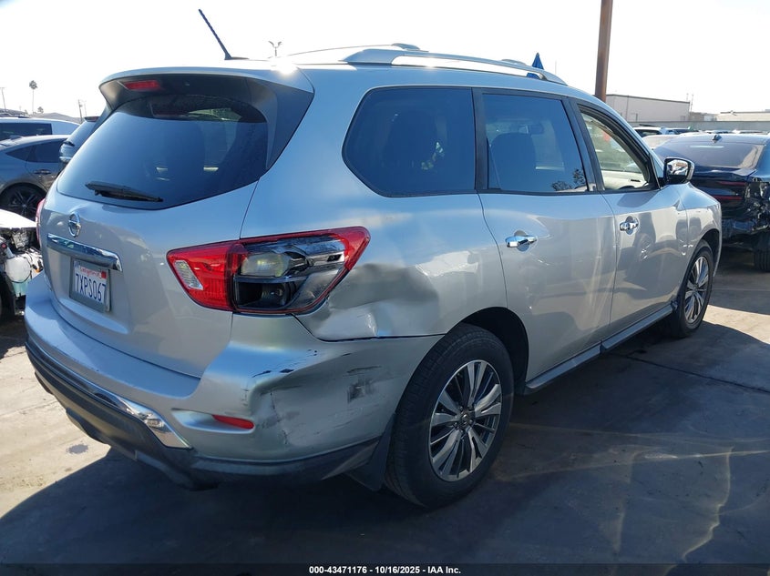 2017 NISSAN PATHFINDER S 5N1DR2MN6HC627008