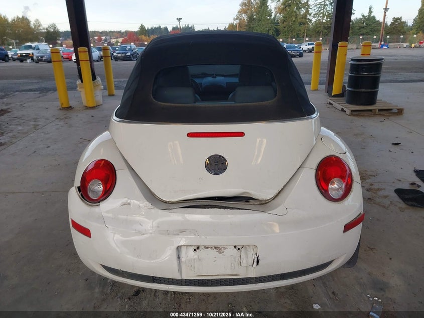 2007 Volkswagen New Beetle Triple White VIN: 3VWFF31Y17M411698 Lot: 43471259