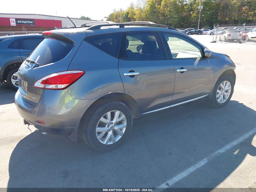 2014 NISSAN MURANO SV JN8AZ1MU6EW415359