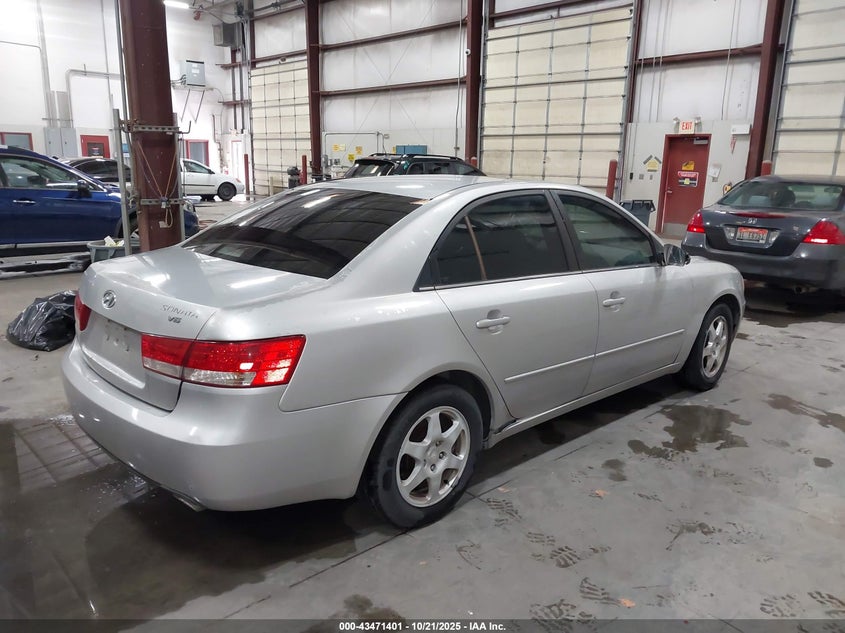 5NPEU46F06H024842 2006 HYUNDAI SONATA photo no. 4