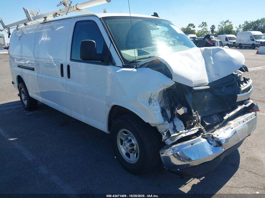 2022 CHEVROLET EXPRESS CARGO RWD 3500 EXTENDED WHEELBASE WT - 1GCZGHF70N1236039
