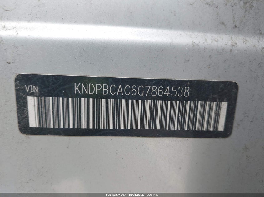 KNDPBCAC6G7864538 2016 KIA SPORTAGE photo no. 9
