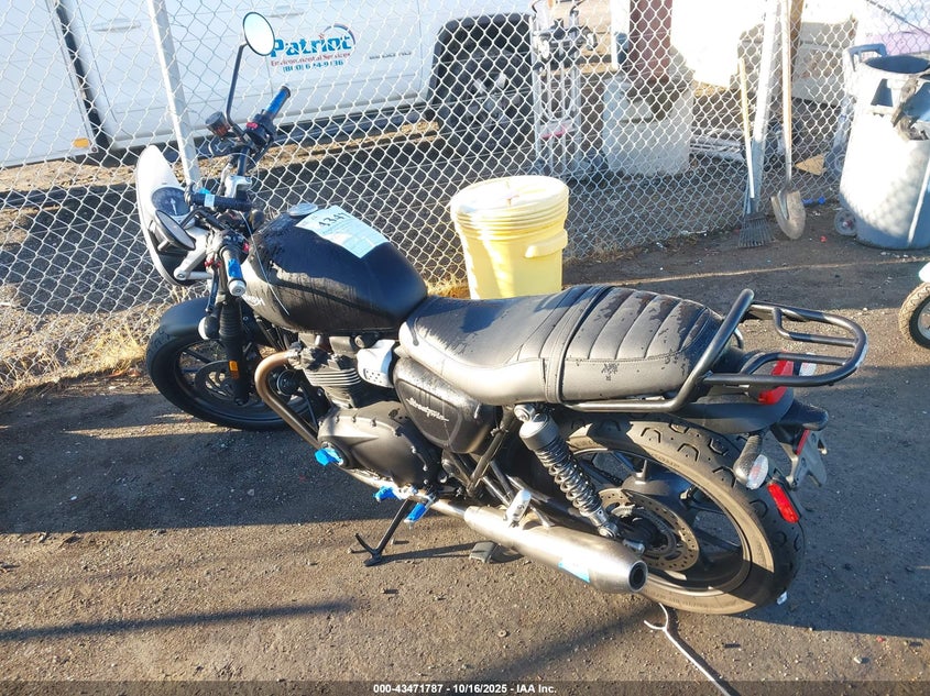 2018 TRIUMPH MOTORCYCLE STREET TWIN SMTD31GN9JT855734