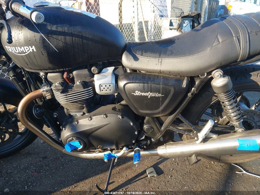 2018 TRIUMPH MOTORCYCLE STREET TWIN SMTD31GN9JT855734