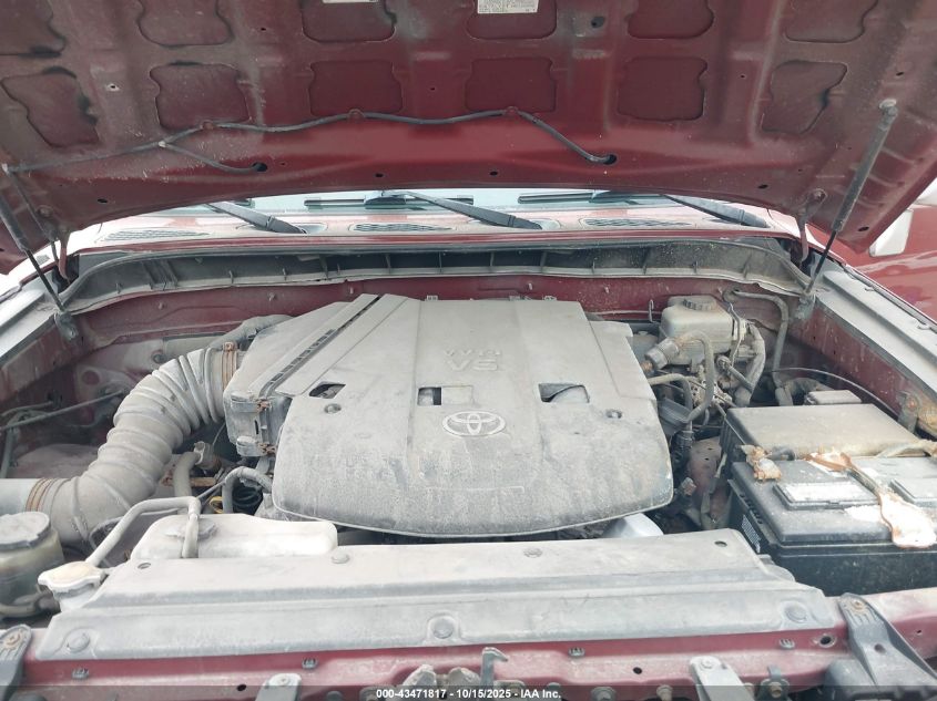 2008 Toyota Fj Cruiser VIN: JTEBU11F68K030590 Lot: 43471817