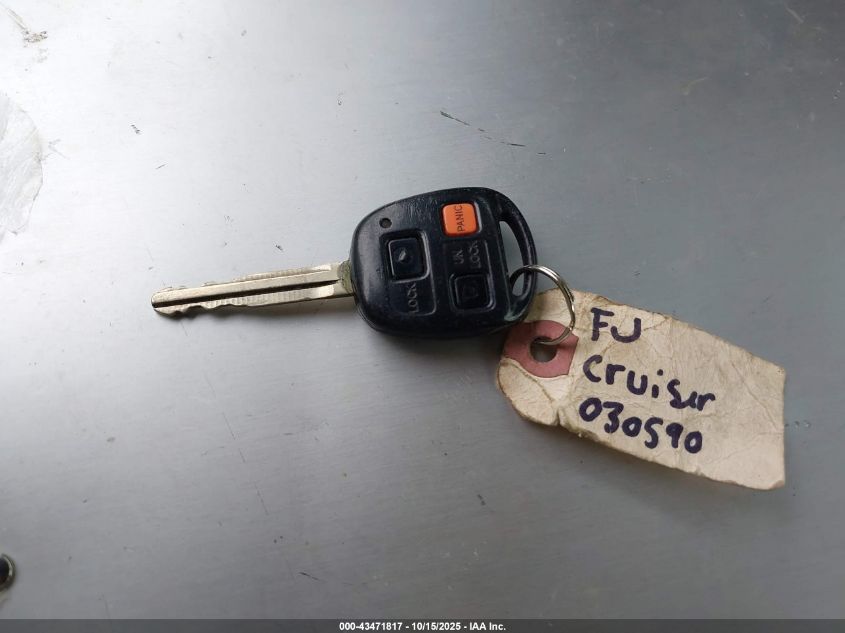 2008 Toyota Fj Cruiser VIN: JTEBU11F68K030590 Lot: 43471817