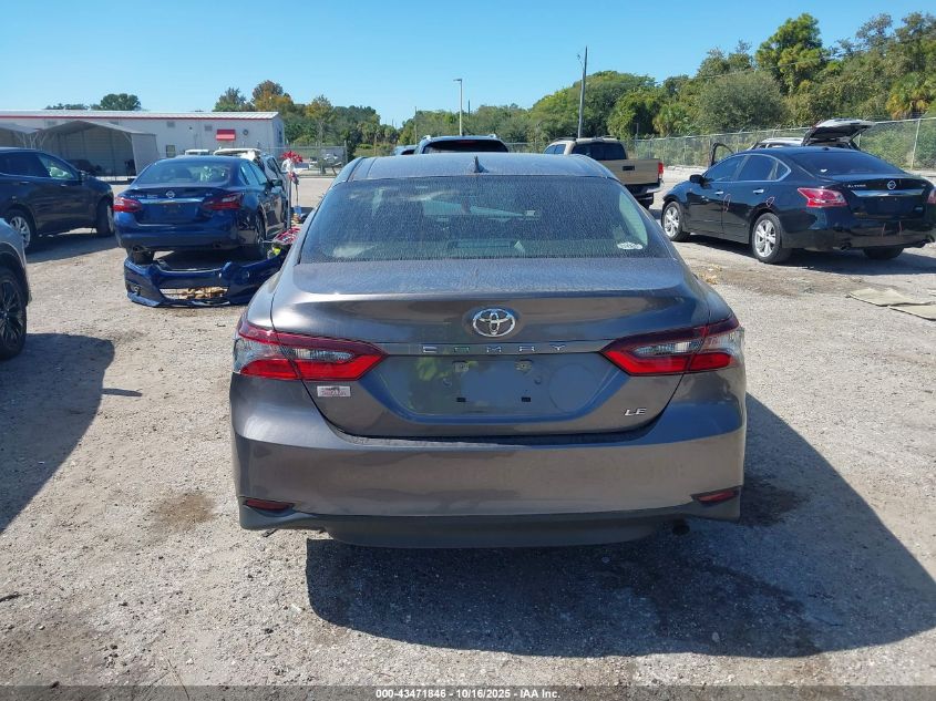 2022 Toyota Camry Le VIN: 4T1R11AK0NU710697 Lot: 43471846