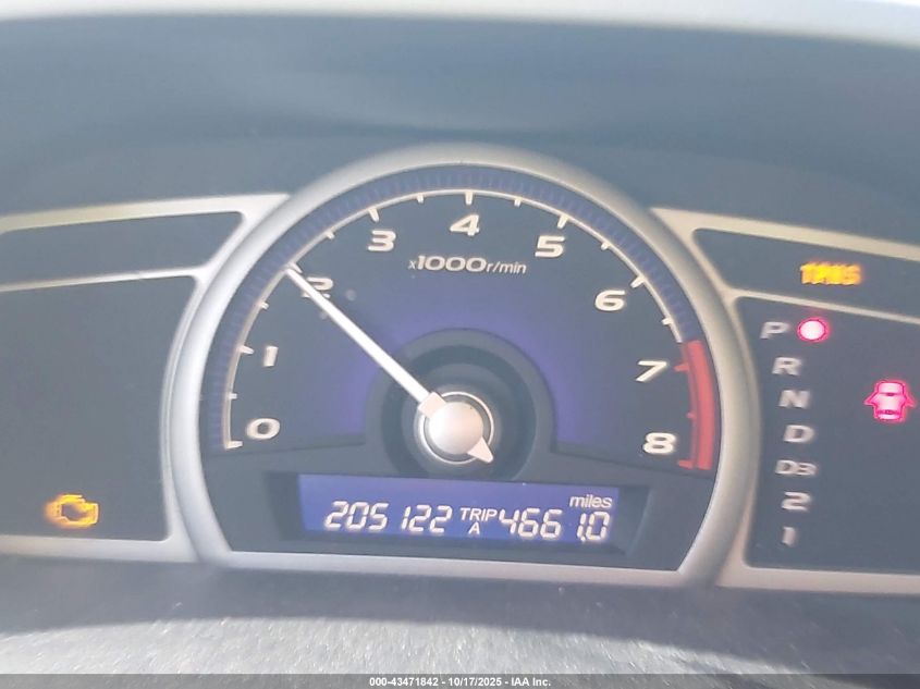 2009 Honda Civic Lx VIN: 2HGFA16579H542030 Lot: 43471842