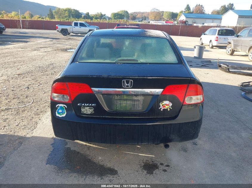 2009 Honda Civic Lx VIN: 2HGFA16579H542030 Lot: 43471842