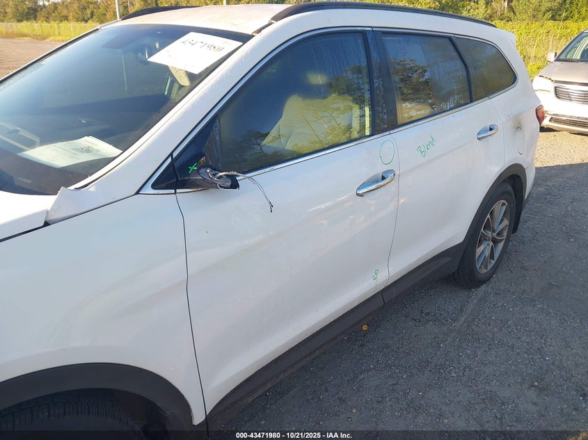 2017 HYUNDAI SANTA FE SE KM8SM4HF2HU198271