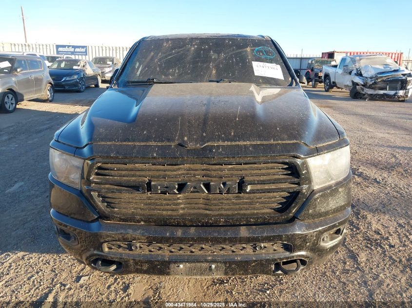 2019 Ram 1500 Big Horn/Lone Star 4X4 5'7 Box VIN: 1C6SRFFT6KN631593 Lot: 43471984