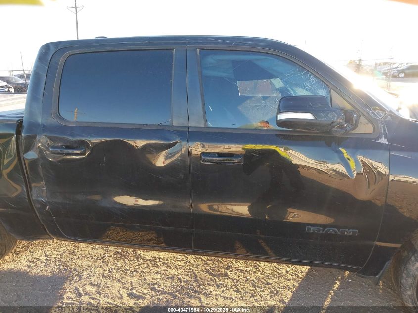 2019 Ram 1500 Big Horn/Lone Star 4X4 5'7 Box VIN: 1C6SRFFT6KN631593 Lot: 43471984