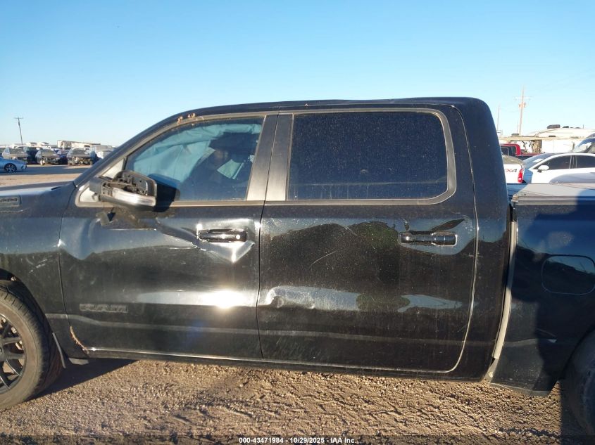 2019 Ram 1500 Big Horn/Lone Star 4X4 5'7 Box VIN: 1C6SRFFT6KN631593 Lot: 43471984