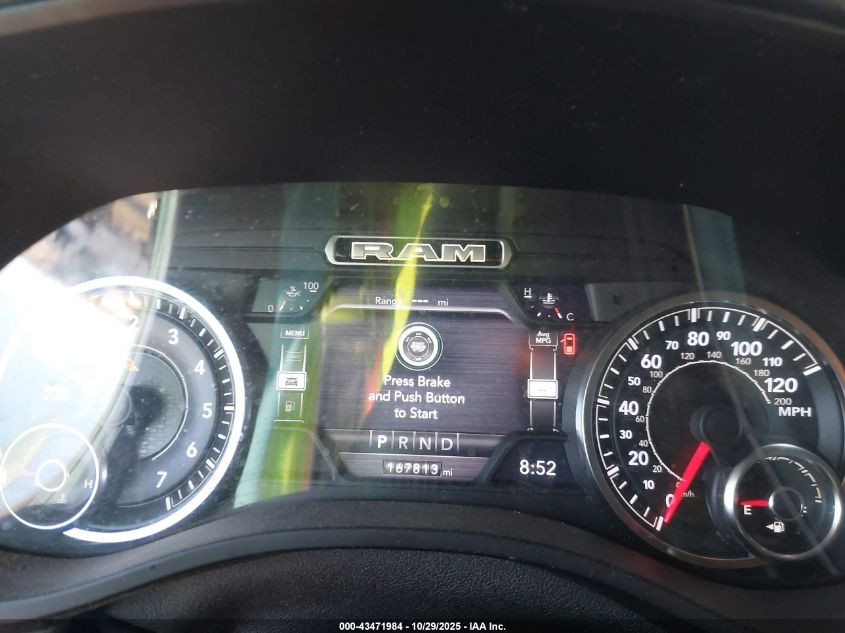 2019 Ram 1500 Big Horn/Lone Star 4X4 5'7 Box VIN: 1C6SRFFT6KN631593 Lot: 43471984