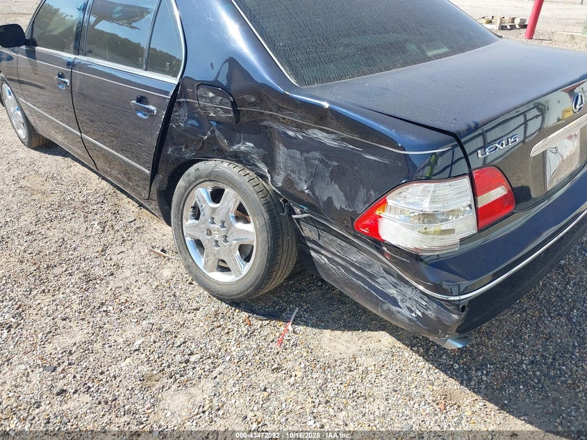 2002 Lexus Ls 430 VIN: JTHBN30F620060804 Lot: 43472092