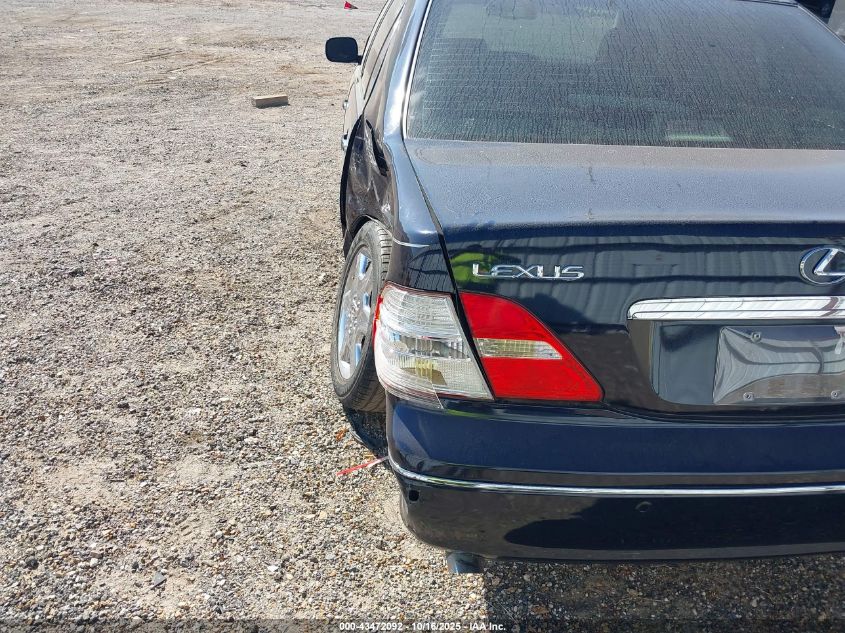 2002 Lexus Ls 430 VIN: JTHBN30F620060804 Lot: 43472092