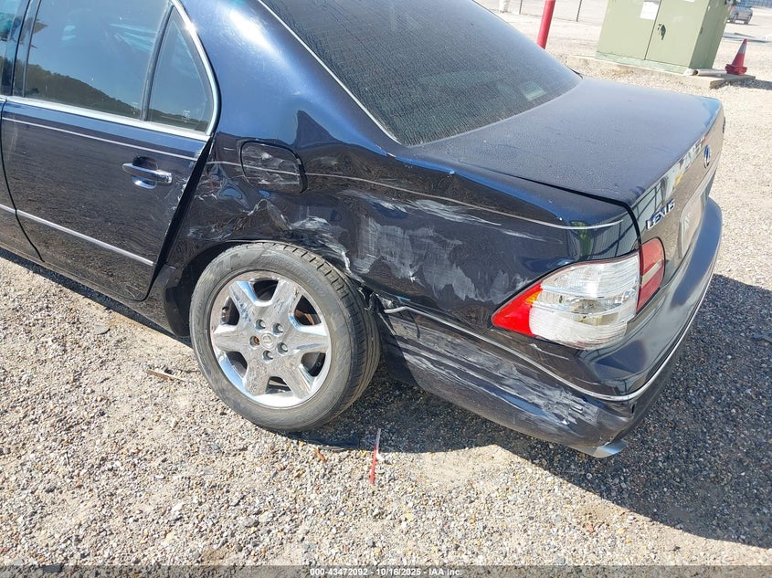 2002 Lexus Ls 430 VIN: JTHBN30F620060804 Lot: 43472092