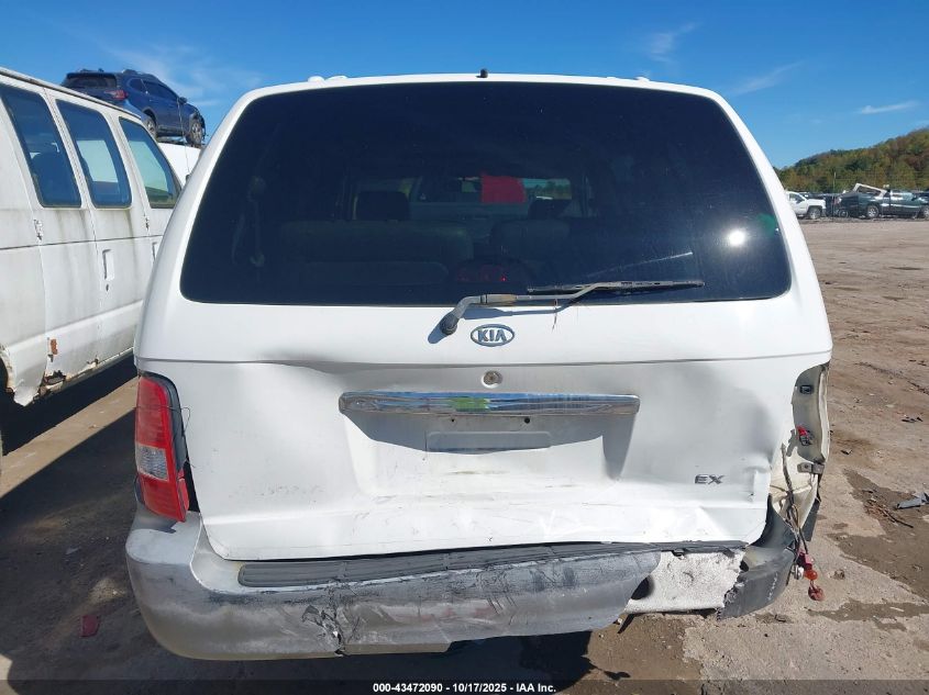 2004 Kia Sedona Ex/Lx VIN: KNDUP131046552799 Lot: 43472090